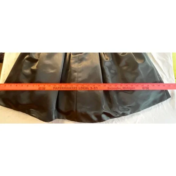 Morton Myles Gorgeous Black Vintage Dress Bows Rhinestones Size 10 Short Sleeve - Picture 9 of 14